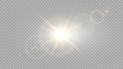 Obraz premium Vector transparent sunlight special lens flare light effect. Stock royalty free vector illustration. 