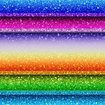 A vibrant decorative pattern of parallel bands adorned with numerous reflective spangles, creating a textured, shimmering background for celebration, textile, vertical, striped