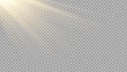 Obraz premium Vector transparent sunlight special lens flash light effect.front sun lens flash. Vector blur in the light of radiance.. Stock royalty free vector illustration. PNG