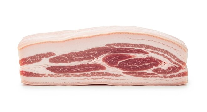 Raw pork belly bacon slab