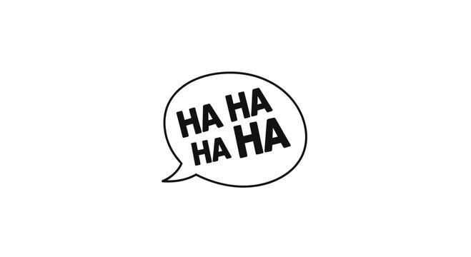 Laughing Speech Bubble