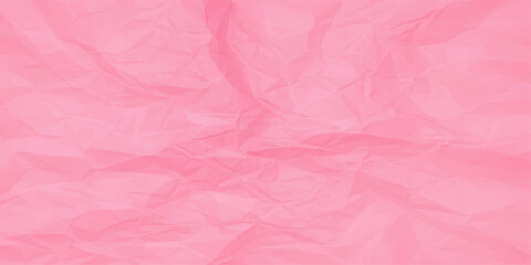 Fototapeta premium Pink Crumpled Paper Texture: Wrinkled Background with Soft Blush Pink Surface Effect