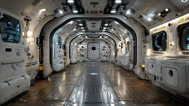 AI-driven autonomous space labs simulating chemical reactions under microgravity, predicting molecular behavior, and deploying adaptive AI-guided synthesis for advanced material discovery