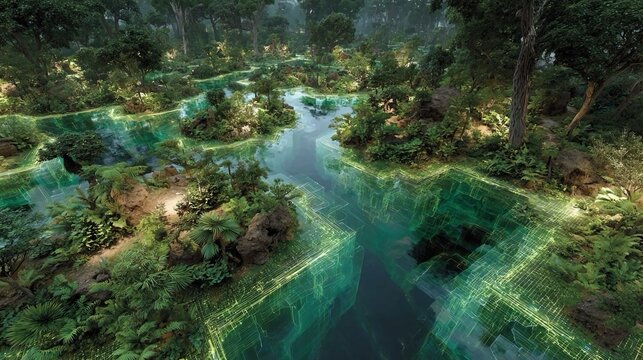 AI-driven planetary ecosystem simulators modeling species interactions, predicting biodiversity shifts, and deploying adaptive interventions to restore and maintain environmental equilibrium