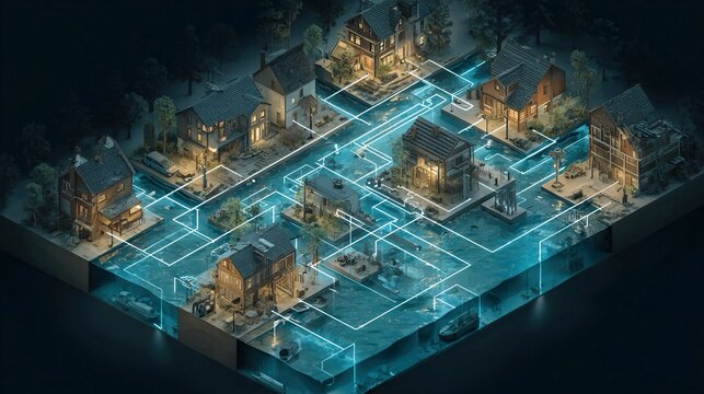 AI-enhanced autonomous water purification networks simulating urban consumption, predicting contamination events, and deploying adaptive filtration strategies for safe city water supply
