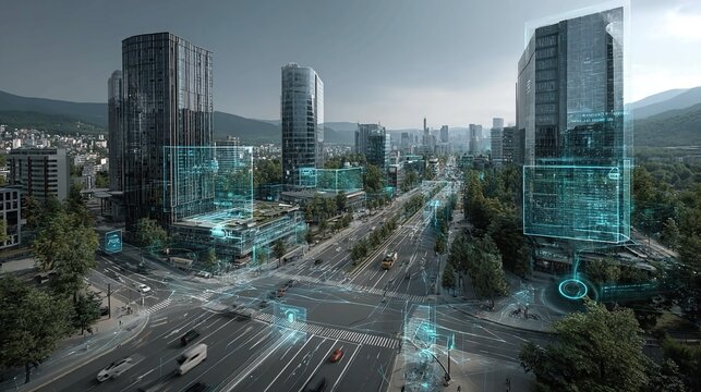 AI-powered autonomous urban infrastructure systems predicting structural wear, forecasting utility demand, and deploying adaptive maintenance strategies to optimize city resilience and efficiency