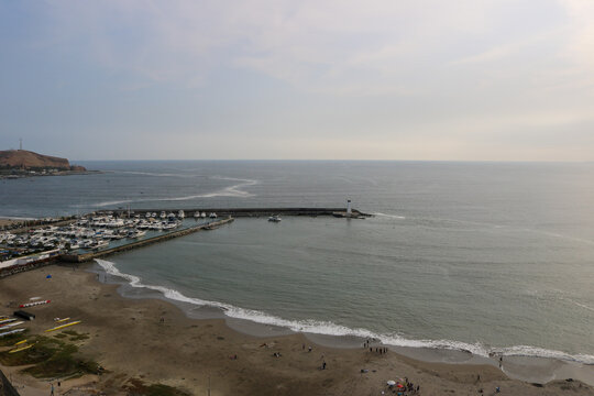 Pacific Coastline of Lima