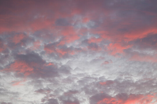 Pink Clouds Over Lima