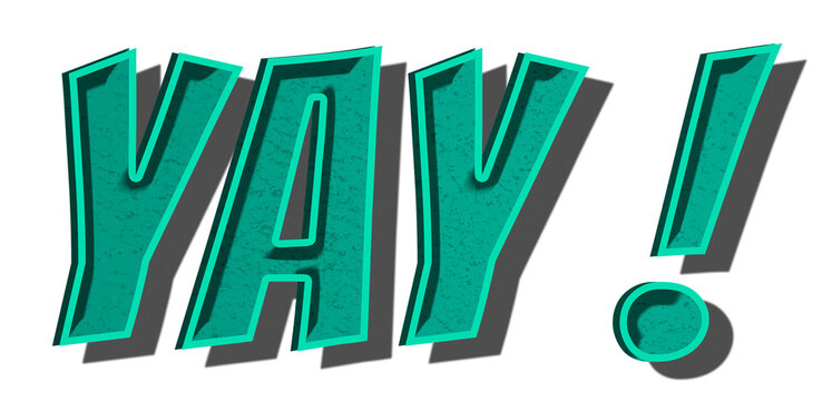 PNG Bold celebratory text graphic on transparent background