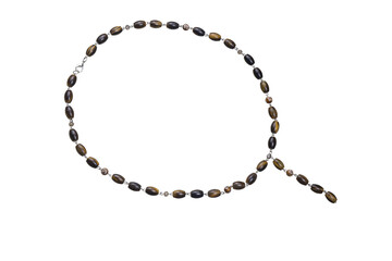 Fototapeta premium rosary isolated on white
