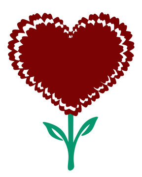 Clave rojo coraz&oacute;n.