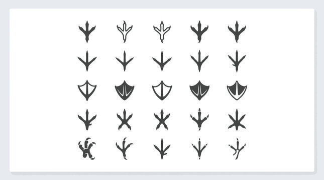 Collection of various arrow icons.