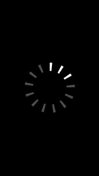 White circular pattern visualizes modern design on black. Circular pattern visualizes abstract and modern themes. Circular pattern enhances visuals with clean aesthetics.