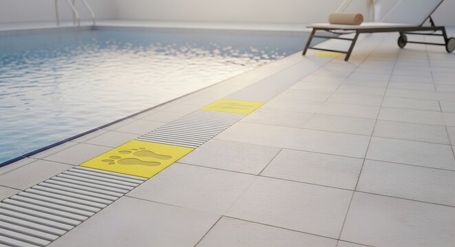 World Drowning Prevention Day highlights pool safety on a sunny day with water ripples