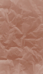 Fototapeta premium Textured brown paper crumpled with soft light creating abstract shadows and highlights for backgrounds