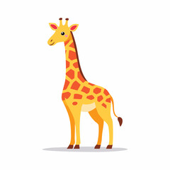 Obraz premium Cute Cartoon Giraffe Illustration