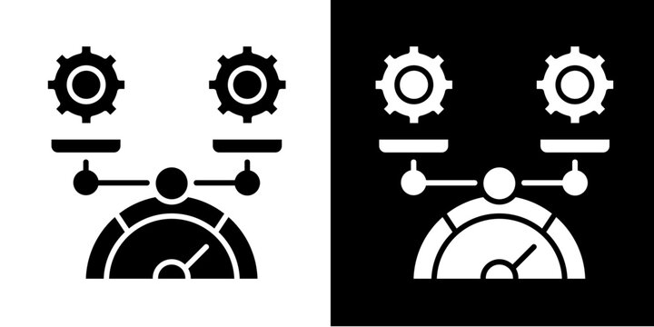 Empowerment  Icon Set White Glyph Style Collection