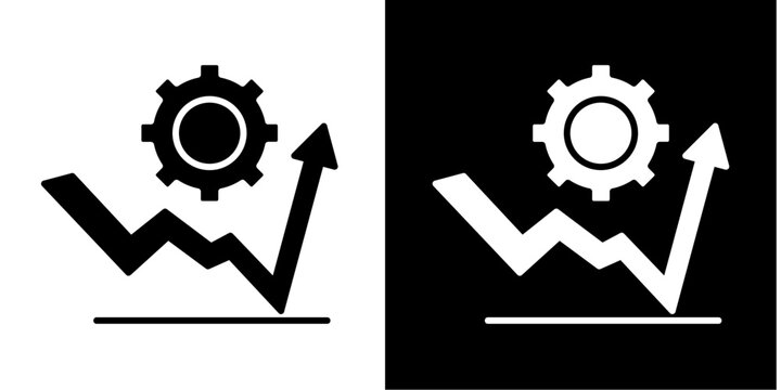 Bounce Back Arrow  Icon Set White Glyph Style Collection