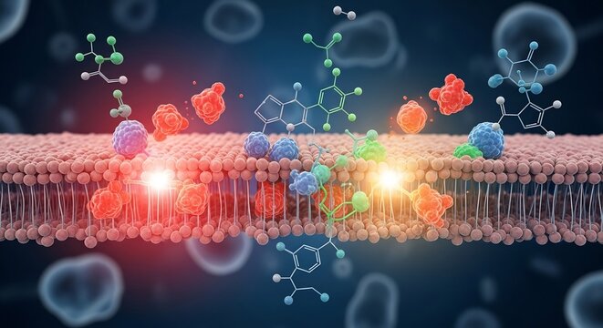 Cell Membrane Transport: Molecules Crossing the Lipid Bilayer.