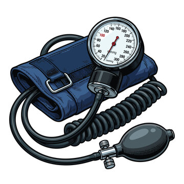 tensiometer vector image
