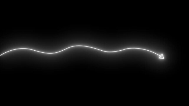 Endless corridor with neon lines trending up. Abstract neon background with glowing lines sliding up .Hyper jump into another galaxy. Speed of light, neon glowing rays in motion.