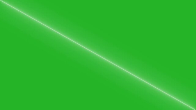 A vibrant emerald green background with a bright white diagonal line of light emanating from the bottom left corner to the top right corner creating a luminous glow effect across the entire frame