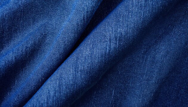 a seamless dark blue denim fabric texture displays a rough macro textile pattern on a grunge cloth surface material for a closeup backdrop design