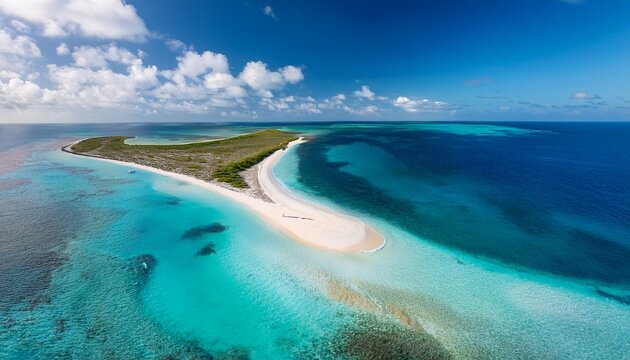 cayo de agua beach los roques aerial drone shot stunning venezuela landscape