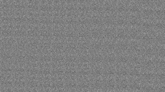 Old Retro TV - Static tv black and white noise caused by bad signa. on Black Background and features 4k Animation video
