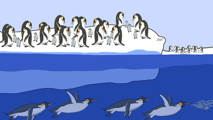Emperor Penguins: Guardians of the Ice Realm  © Diego