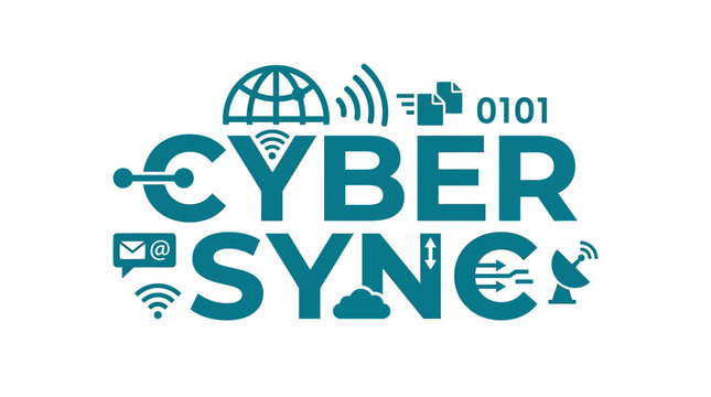 Cyber Sync - Digital Network and Data Connection Concept