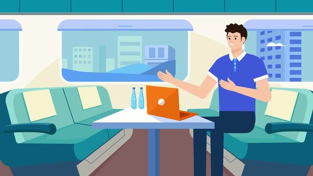 businessman in office