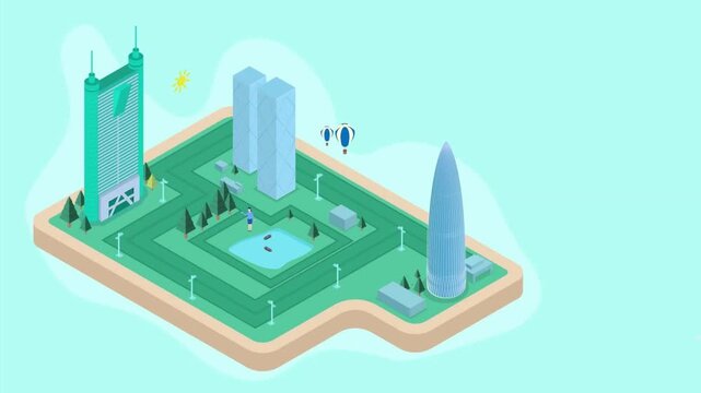 vector illustration of a building