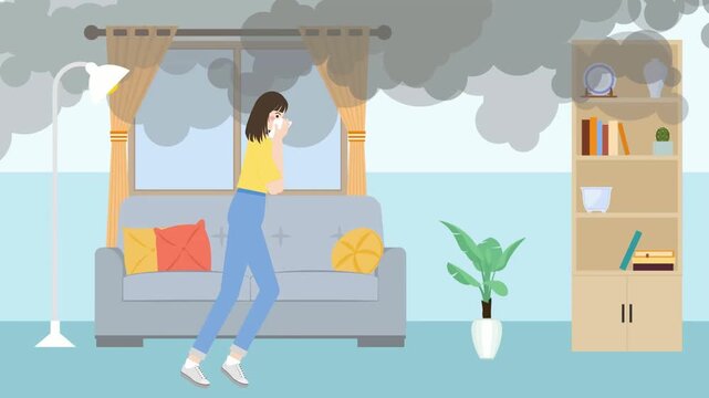 vector illustration of a window