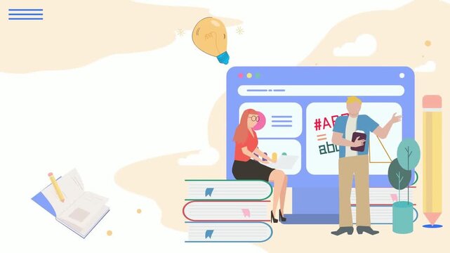 vector illustration of a business card