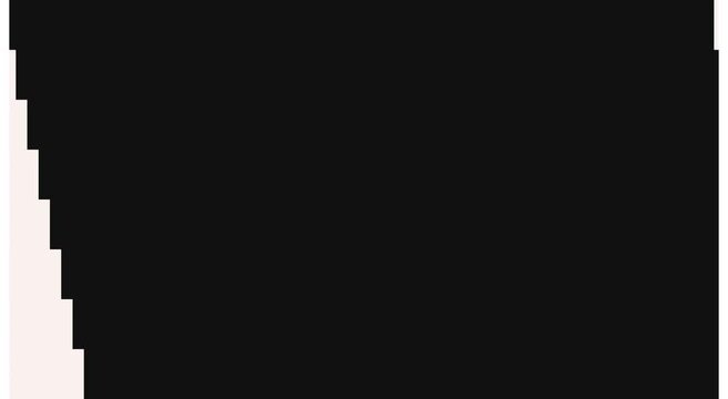 Minimalist countdown timer motion with dynamic color animation