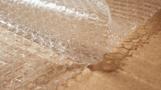 Transparent Bubble Wrap Packaging Material