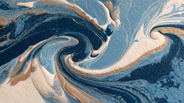 Japanese suminagashi paper marbling abstract swirl pattern backg