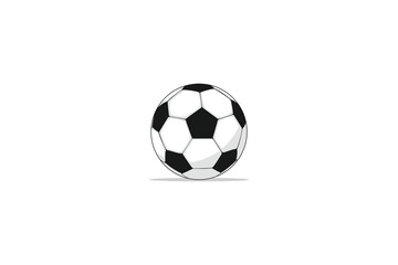 Fototapeta premium Ball icon or symbol, football tournament or championship background, world football trends 2026, on a white background.