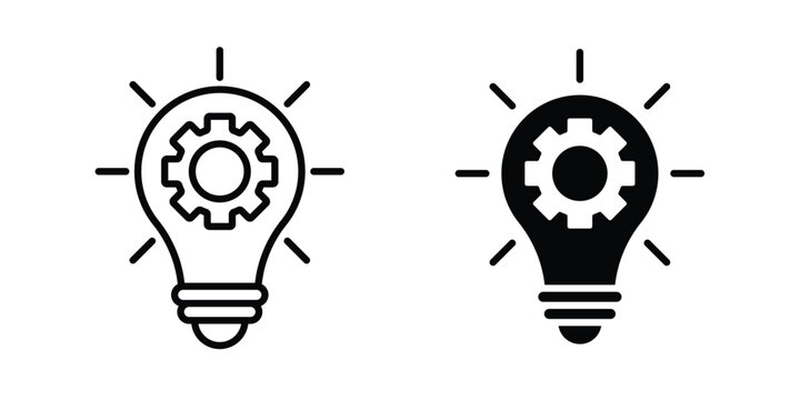 Innovation icon vector. Simple flat symbol. editable strokes