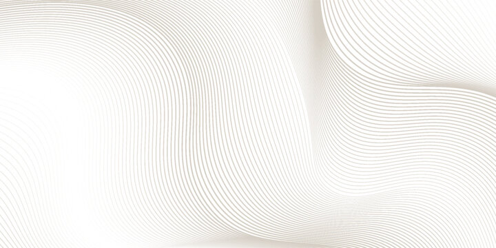 Abstract Golden Wave Pattern of Thin Curved Lines, vector