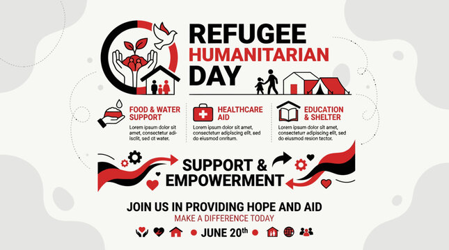 Refugee Humanitarian Day: Support, Hope, and Aid for Displaced People