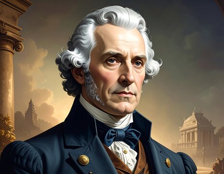Historical man portrait