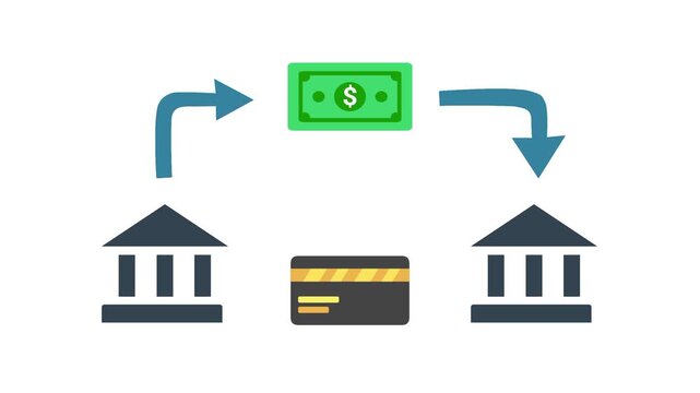 Digital money transfer between bank and ATM