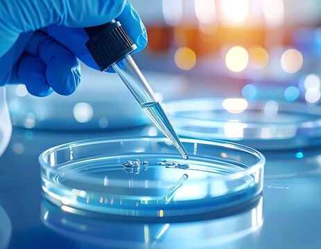 Lab research droplet