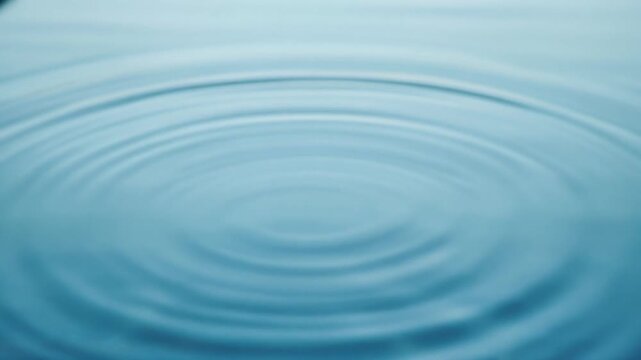 Water ripple effect on liquid surface.