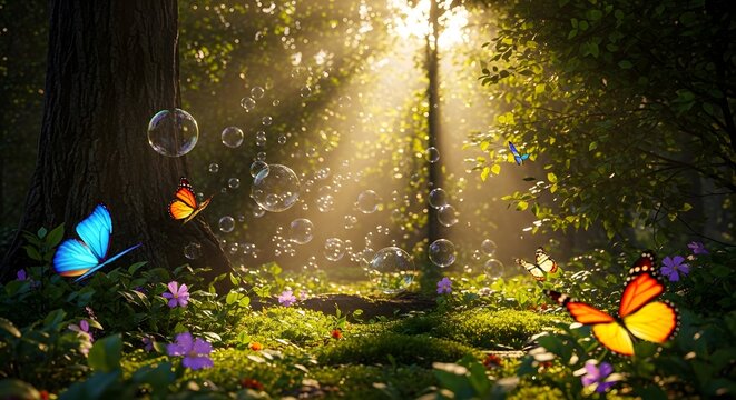 Forest Sunbeam Butterflies