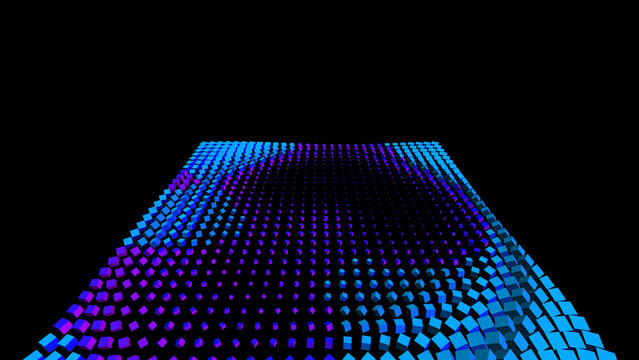 kinetic cube matrix wave