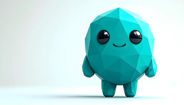 
A cute 3d blue bird and a funny cartoon frog smile alongside a happy baby elephant and a green turtle in this isolated animal illustration