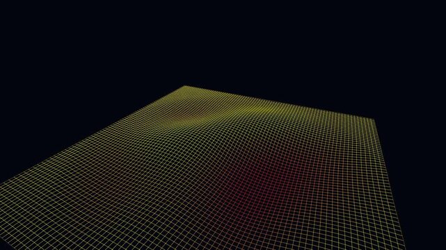 cybernetic grid displacement 3d
